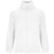 Jacheta fleece barbati, 300g/m2 Alb