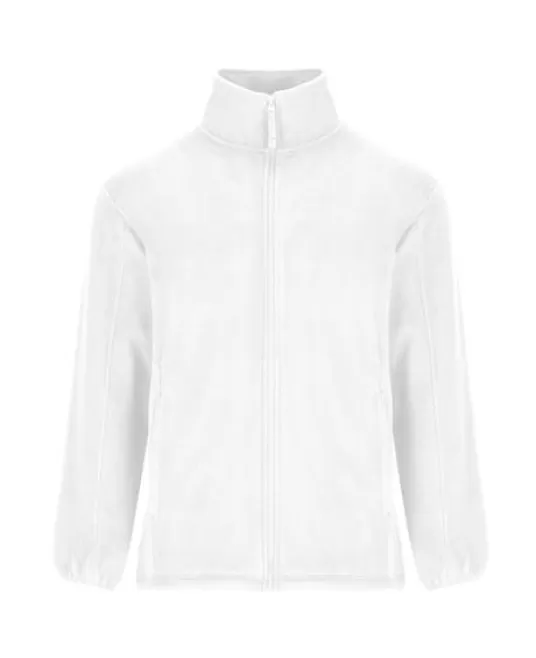 Jacheta fleece barbati, 300g/m2 Alb Jacheta fleece barbati, 300g/m2 Alb