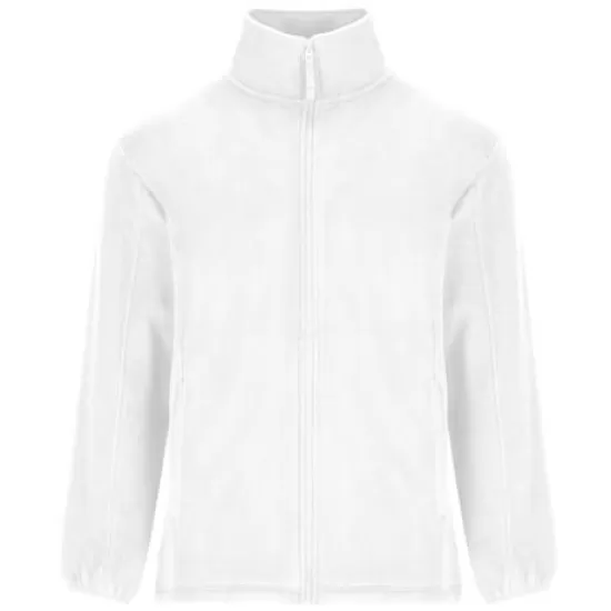 Jacheta fleece barbati, 300g/m2 Alb Jacheta fleece barbati, 300g/m2 Alb