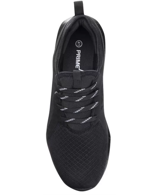 Pantofi sport din material textil fara bombeu O1 Negru