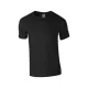 Tricou unisex bumbac 153g/m2, Gildan 64000 Negru Tricou unisex bumbac 153g/m2, Gildan 64000 Negru