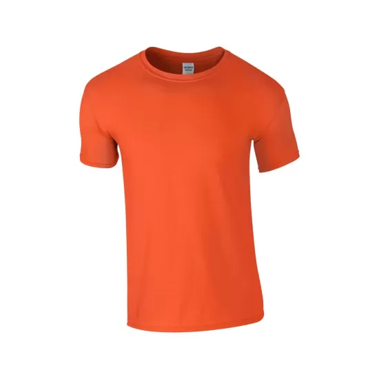 Tricou unisex bumbac 153g/m2, Gildan 64000 Portocaliu Tricou unisex bumbac 153g/m2, Gildan 64000 Portocaliu