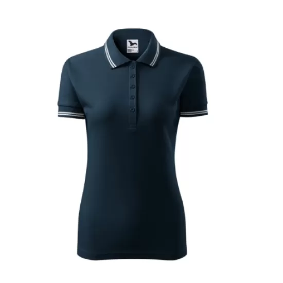 Tricou polo femei, 200g/m2, Malfini Urban 220, Bleumarin Tricou polo femei, 200g/m2, Malfini Urban 220, Bleumarin