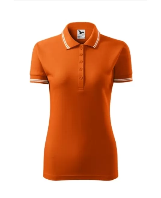 Tricou polo femei, 200g/m2, Malfini Urban 220, Portocaliu