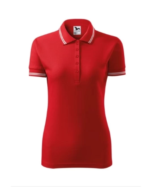 Tricou polo femei, 200g/m2, Malfini Urban 220, Rosu