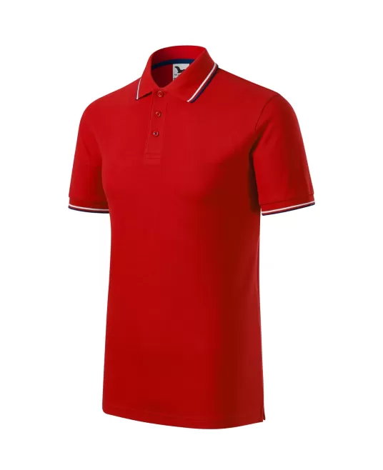 Tricou polo subtire, 180 g/mp, pentru barbati, Malfini Focus 232, rosu