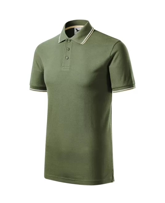 Tricou polo subtire, 180 g/mp, pentru barbati, Malfini Focus 232, Kaki