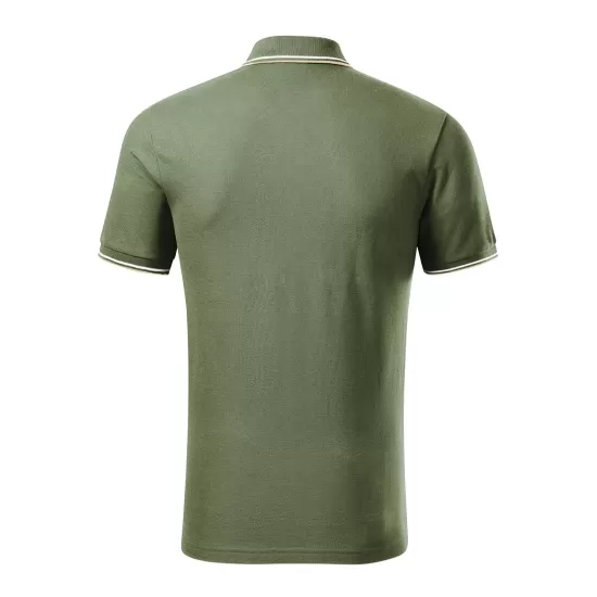 Tricou polo subtire, 180 g/mp, pentru barbati, Malfini Focus 232, Kaki Tricou polo subtire, 180 g/mp, pentru barbati, Malfini Focus 232, Kaki