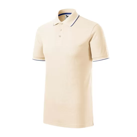 Tricou polo subtire, 180 g/mp, pentru barbati, Malfini Focus 232, migdala Tricou polo subtire, 180 g/mp, pentru barbati, Malfini Focus 232, migdala