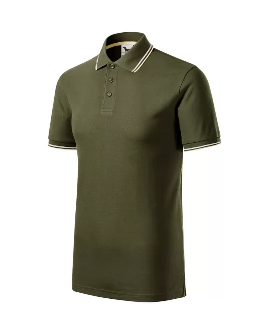Tricou polo subtire, 180 g/mp, pentru barbati, Malfini Focus 232, military