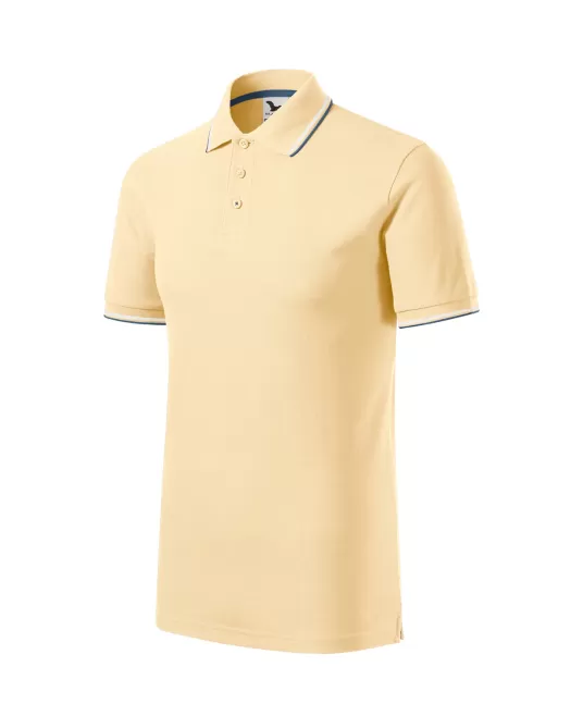 Tricou polo subtire, 180 g/mp, pentru barbati, Malfini Focus 232, Bourbon vanilla
