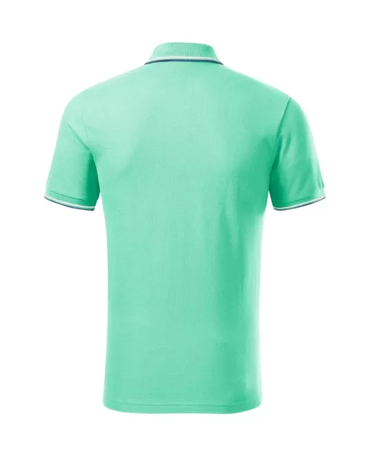 Tricou polo subtire, 180 g/mp, pentru barbati, Malfini Focus 232, verde menta
