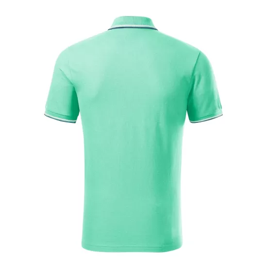 Tricou polo subtire, 180 g/mp, pentru barbati, Malfini Focus 232, verde menta Tricou polo subtire, 180 g/mp, pentru barbati, Malfini Focus 232, verde menta