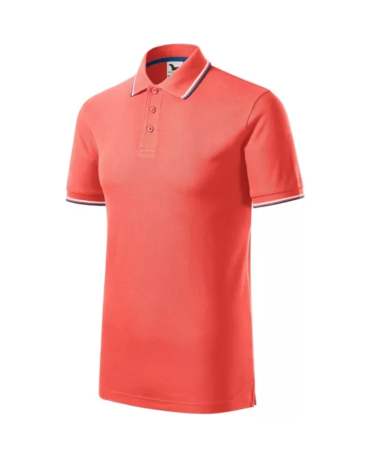 Tricou polo subtire, 180 g/mp, pentru barbati, Malfini Focus 232, Coral