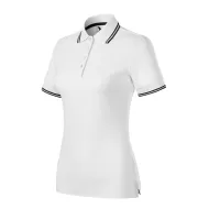 Tricou polo subtire, 180 g/mp, pentru femei, Malfini Focus 233, alb
