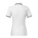 Tricou polo subtire, 180 g/mp, pentru femei, Malfini Focus 233, alb Tricou polo subtire, 180 g/mp, pentru femei, Malfini Focus 233, alb