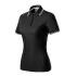 Tricou polo subtire, 180 g/mp, pentru femei, Malfini Focus 233, negru