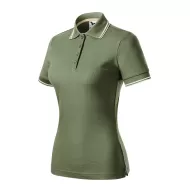 Tricou polo subtire, 180 g/mp, pentru femei, Malfini Focus 233, kaki