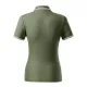Tricou polo subtire, 180 g/mp, pentru femei, Malfini Focus 233, kaki Tricou polo subtire, 180 g/mp, pentru femei, Malfini Focus 233, kaki