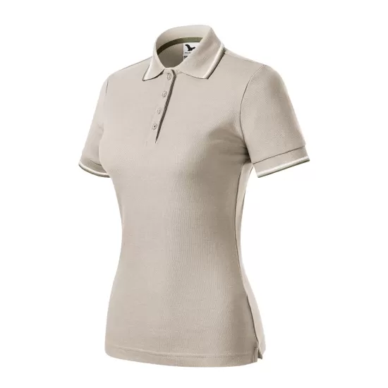Tricou polo subtire, 180 g/mp, pentru femei, Malfini Focus 233, gri ice Tricou polo subtire, 180 g/mp, pentru femei, Malfini Focus 233, gri ice