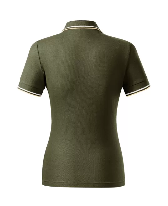 Tricou polo subtire, 180 g/mp, pentru femei, Malfini Focus 233, military