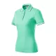 Tricou polo subtire, 180 g/mp, pentru femei, Malfini Focus 233, verde menta Tricou polo subtire, 180 g/mp, pentru femei, Malfini Focus 233, verde menta