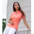 Tricou polo subtire, 180 g/mp, pentru femei, Malfini Focus 233, coral
