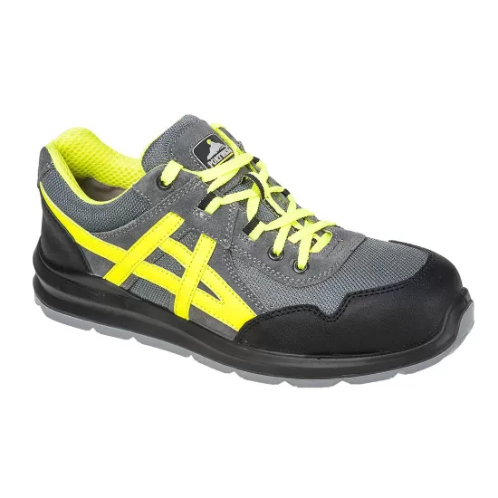 Pantofi de protectie sport S1, branturi cu gel, gri verde Pantofi de protectie sport S1, branturi cu gel, gri verde