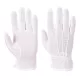 Manusi din bumbac cu picouri PVC [A080] Alb
