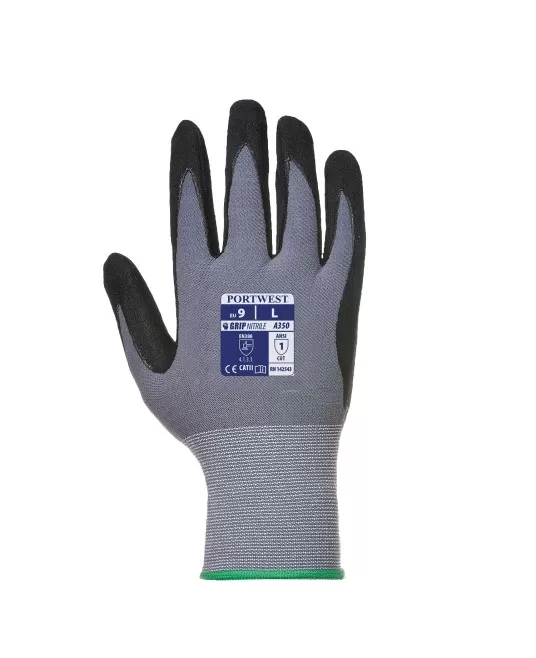 Manusi de protectie imersate in spuma de nitril [A350] Negru