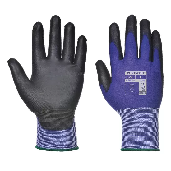 Manusi de protectie Senti-Flex [A360] Negru si albastru