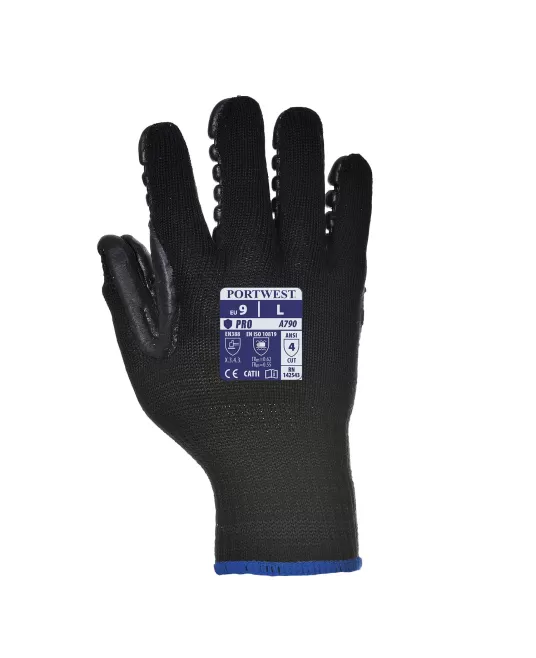 Manusi de protectie Anti Vibration [A790] Negru