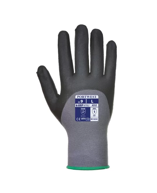 Manusi de protectie DermiFlex Ultra [A352] Gri si negru