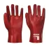 Manusi PVC impermeabile, manipulare uleiuri, lungime 27 cm, rosii