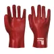 Manusi PVC impermeabile, manipulare uleiuri, lungime 27 cm, rosii Manusi PVC impermeabile, manipulare uleiuri, lungime 27 cm, rosii