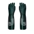 Manusi de protectie antichimica, PVC dublu impregnat, 45 cm [A845] Verde