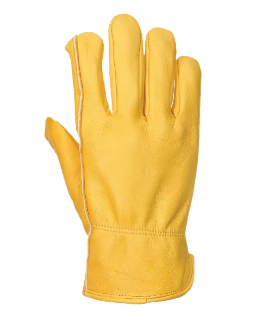 Manusi de protectie integral din piele rezistenta la abraziune si intepaturi [A270] Maro deschis