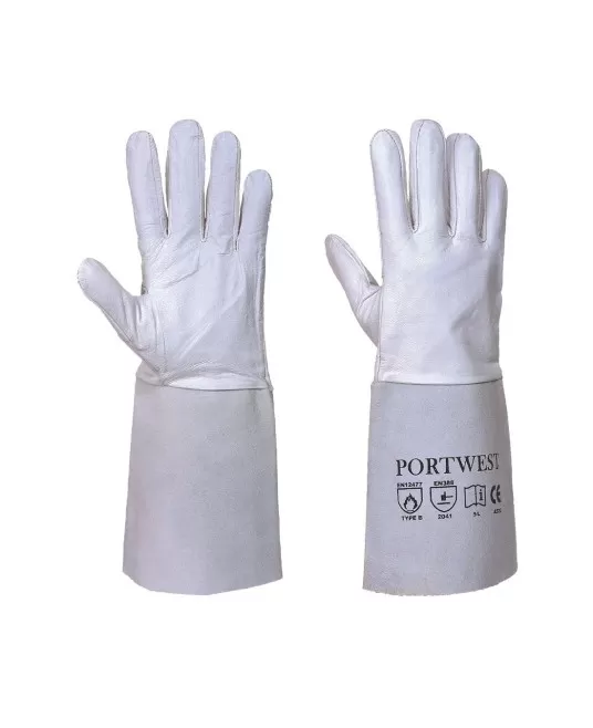 Manusi de sudura premium Tig, piele de capra Manusi de sudura premium Tig, piele de capra