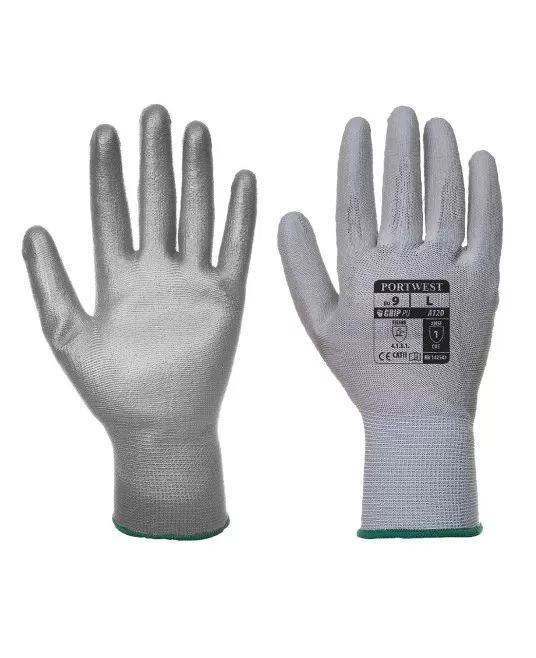 Manusi de precizie imersate in poliuretan, calitate premium, Gri Manusi de precizie imersate in poliuretan, calitate premium, Gri