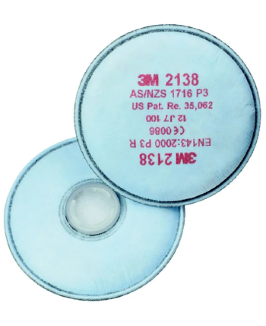 Filtru P3 carbune activ 3M 2138 semimasca 3M seria 6000 si 7000, 2 buc/set