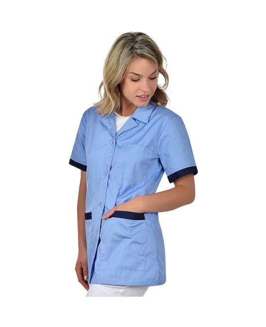 Halat scurt tercot 160g/mp, albastru deschis