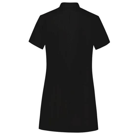 Halat scurt cu fermoar, poliester 180g/mp, negru Halat scurt cu fermoar, poliester 180g/mp, negru