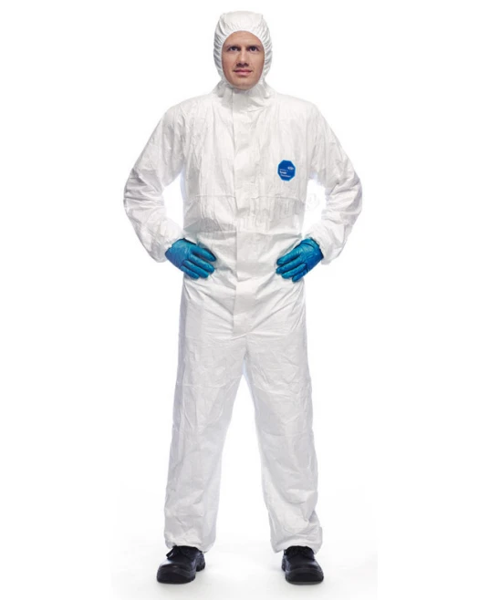 Combinezon de protectie chimica Tyvek 500 Xpert alb