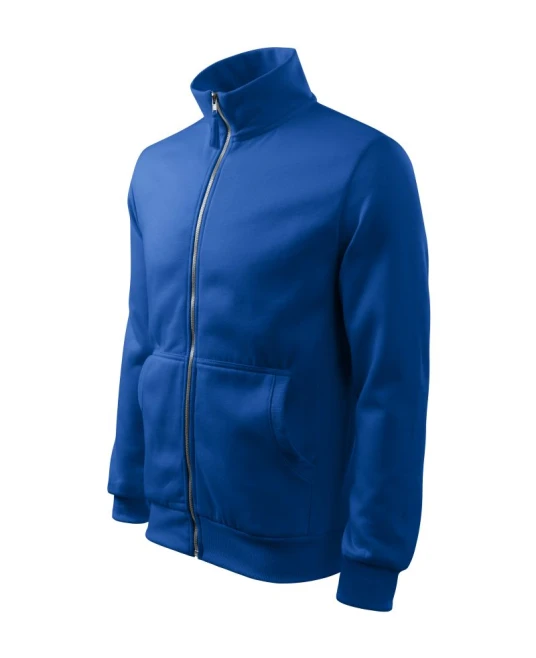 Hanorac cu fermoar pentru barbati, Malfini, albastru regal