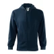 Hanorac cu gluga si fermoar barbati, 300g/m2, bleumarin Hanorac cu gluga si fermoar barbati, 300g/m2, bleumarin