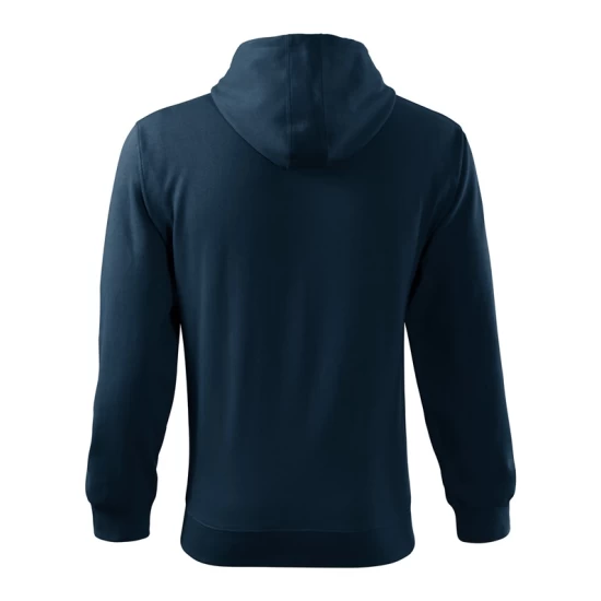 Hanorac cu gluga si fermoar barbati, 300g/m2, bleumarin Hanorac cu gluga si fermoar barbati, 300g/m2, bleumarin