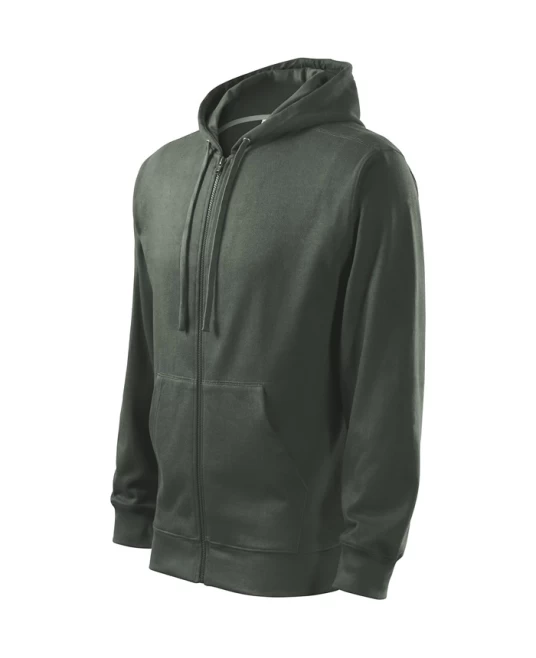 Hanorac Malfini cu gluga si fermoar barbati, 300g/m2, gri ardezie Hanorac Malfini cu gluga si fermoar barbati, 300g/m2, gri ardezie