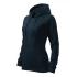 Hanorac Malfini cu gluga si fermoar femei, 300g/m2, bleumarin