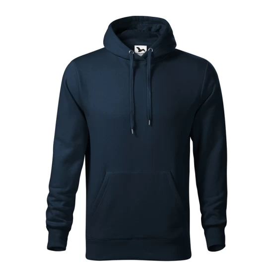 Hanorac cu gluga barbati, fara fermoar, 320g/m2, bleumarin
