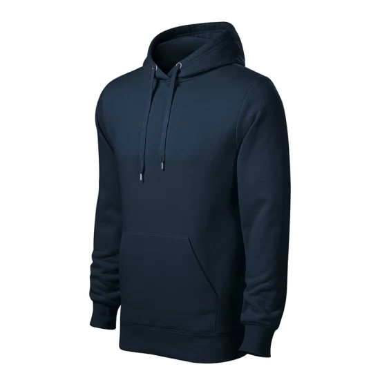 Hanorac cu gluga barbati, fara fermoar, 320g/m2, bleumarin